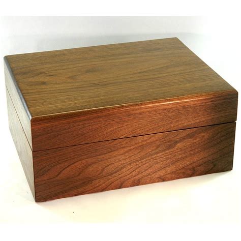 walnut box metal|walnut wood keepsake box.